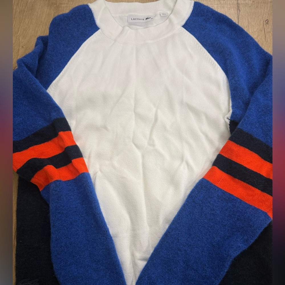 Lacoste Off-White Knit Top